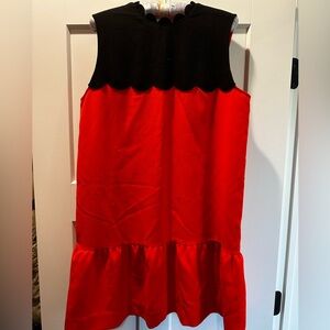 Victoria Beckham for Target Red and Black Dress